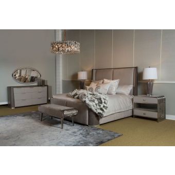AICO Michael Amini Roxbury Park Multi-Panel Bedroom Set