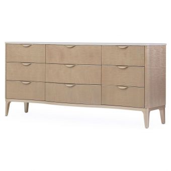 AICO Michael Amini Malibu Crest Storage Dresser - Blush