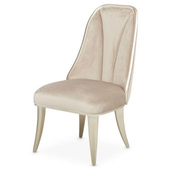 AICO Michael Amini Villa Cherie Side Chair Set of 2 - Hazelnut