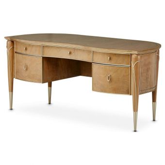 AICO Michael Amini Villa Cherie Desk - Caramel