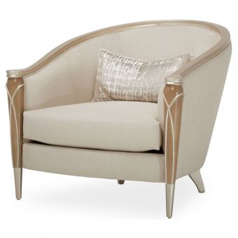 AICO Michael Amini Villa Cherie Matching Chair - Pearl