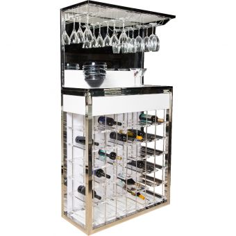 AICO Michael Amini State St. Wall Bar Table