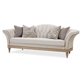 AICO Michael Amini St. Charles Sofa in Dove Gray