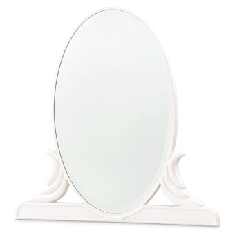 AICO Michael Amini La Marisia Vanity Mirror in Creamy Pearl