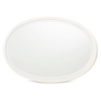 AICO Michael Amini La Marisia Wall Mirror in Creamy Pearl