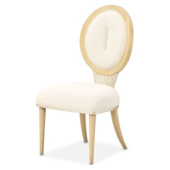 AICO Michael Amini Camellia Field Caramel Dining Side Chair