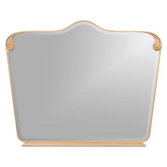 AICO Michael Amini Camellia Field Dresser Mirror in Warm Pecan
