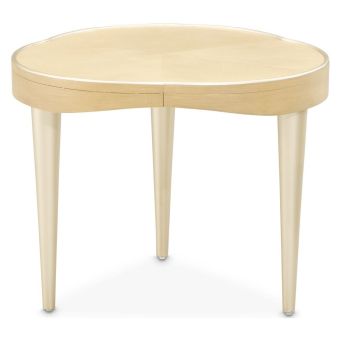 AICO Michael Amini Camellia Field Caramel End Table