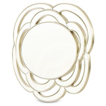 AICO Michael Amini Camellia Field Caramel Wall Mirror