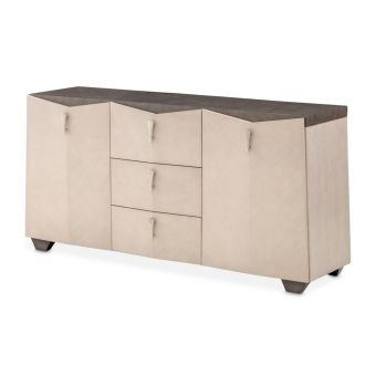 AICO Michael Amini Fantosini Sideboard in Silver Mist
