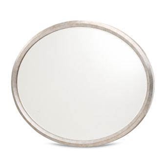 AICO Michael Amini Fantosini Wall Mirror in Silver Leaf