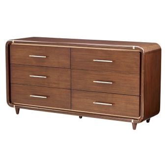 AICO Michael Amini Mason Park Dresser in Umber