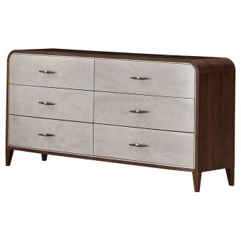 AICO Michael Amini Houston Dresser in Walnut