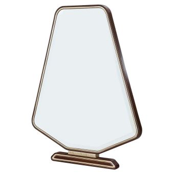 AICO Michael Amini Houston Vanity Mirror in Walnut