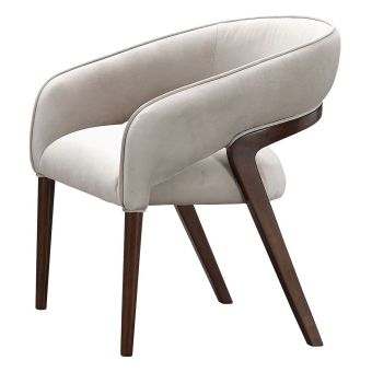 AICO Michael Amini Houston Vanity Chair in Walnut