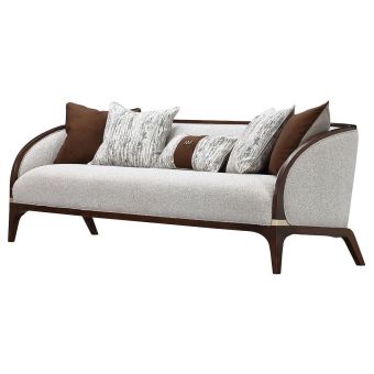 AICO Michael Amini Houston Sofa in Walnut