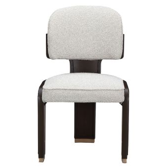 AICO Michael Amini West Kensington Dining Side Chair in Medium Espresso