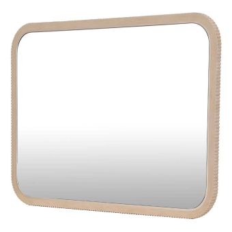 AICO Michael Amini West Kensington Wall Mirror, Sea Salt Caramel