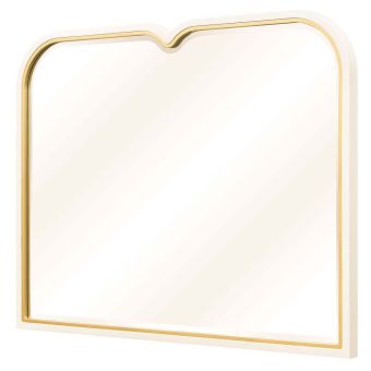 AICO Michael Amini Scotts Square Dresser Mirror in Light Champagne