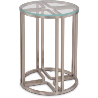 AICO Michael Amini Lanterna Chairside Table