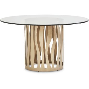 AICO Michael Amini La Rachelle Round Dining Table