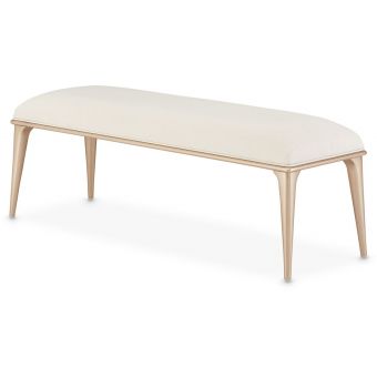 AICO Michael Amini La Rachelle Bed Bench
