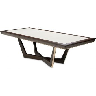 AICO Michael Amini Belmont Place Rectangular Dining Table - Espresso