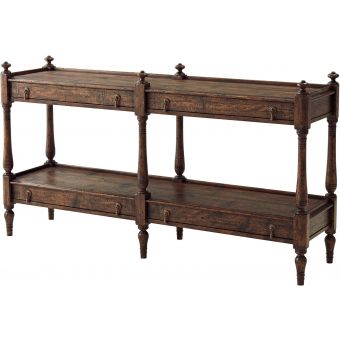 Theodore Alexander Althorp - Victory Oak Carter Console Table