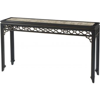 Theodore Alexander Althorp Living History Long Hall Chinoiserie Console Table