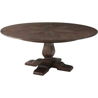 Theodore Alexander Althorp - Victory Oak Victory Oak Jupe II Dining Table