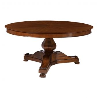 Theodore Alexander Leo Jupe Dining Table in Kings Finish