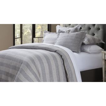 AICO Michael Amini Albany 5pc Queen Duvet Set - Gray