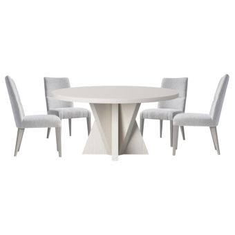 Bernhardt Stratum 5pc Dining Set with 4pc Side Chair