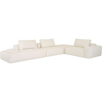 Rene Cazares Big Sur 4pc Sectional with Bumper Ottoman