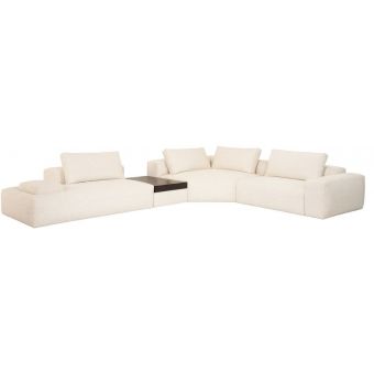 Rene Cazares Big Sur 4pc Sectional with Sectional Table