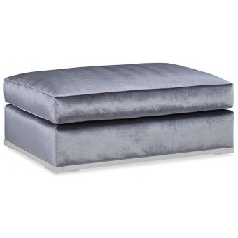 Rene Cazares Boris Ottoman - Metal Base