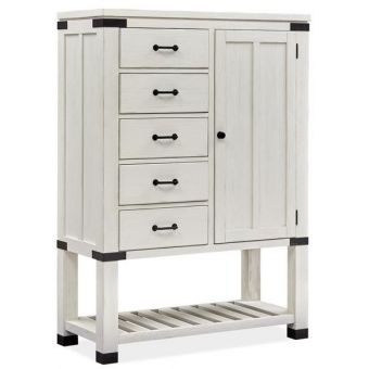 Magnussen Harper Springs Door Chest in Silo White