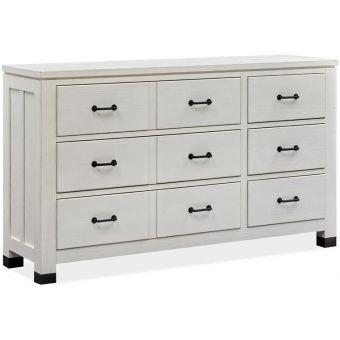 Magnussen Harper Springs Drawer Dresser in Silo White