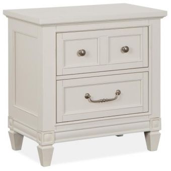Magnussen Willowbrook Drawer Nightstand in Egg Shell White