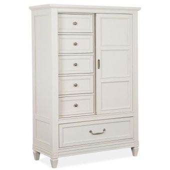 Magnussen Willowbrook Door Chest in Egg Shell White