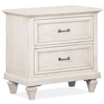 Magnussen Newport Drawer Nightstand in Alabaster