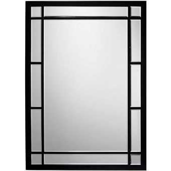 Jamie Young Co Chelsea Mirror - Matte Black Metal