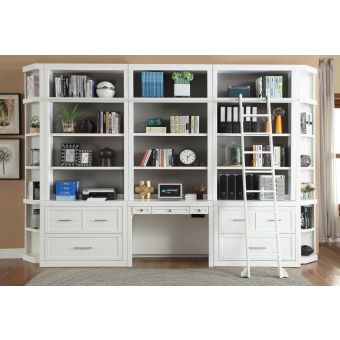 Parker House Catalina 9pc Workspace Library Wall