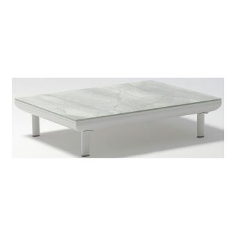 Couture Jardin Club Coffee Table, Light Grey