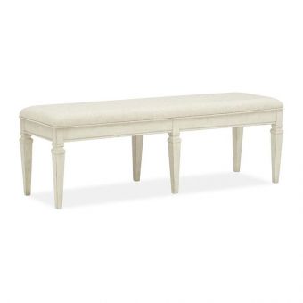 Magnussen Newport Bench with Upholstered Seat