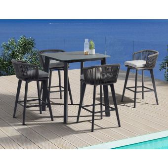 Couture Jardin Diva Bar Set, Anthracite