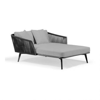 Couture Jardin Diva Daybed, Anthracite