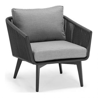 Couture Jardin Diva Armchair, Anthracite