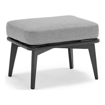 Couture Jardin Diva Ottoman, Anthracite