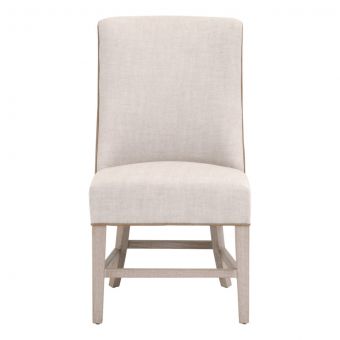 Essentials For Living Duet Head Chair - Bisque French Linen Ivanhoe Toast Natural Gray